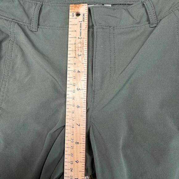Athleta‎ Pants Womens 6 Green Hiking Nylon Lightwieght Pockets Casual Fishing - Picture 6 of 10